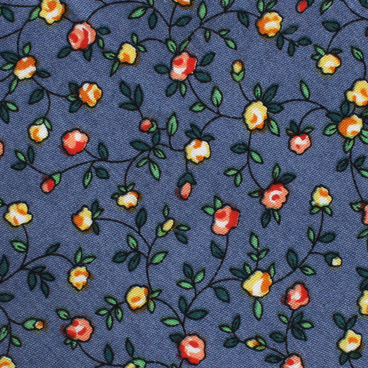 Dantesco Museo Floral Necktie Fabric