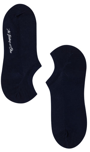 Dark Midnight Navy Blue Low-Cut Socks