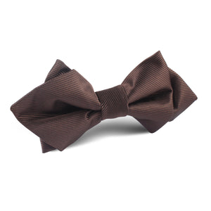 Dark Brown Diamond Bow Tie