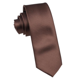Dark Brown Skinny Tie