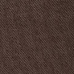 Dark Brown Truffle Linen Pocket Square Fabric
