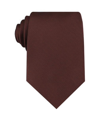 Dark Brown Weave Necktie