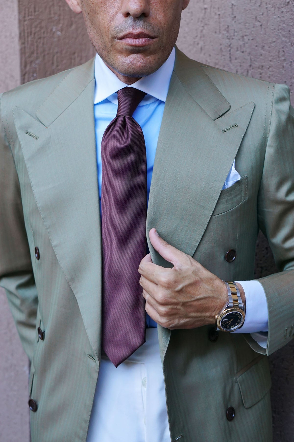 necktie brown
