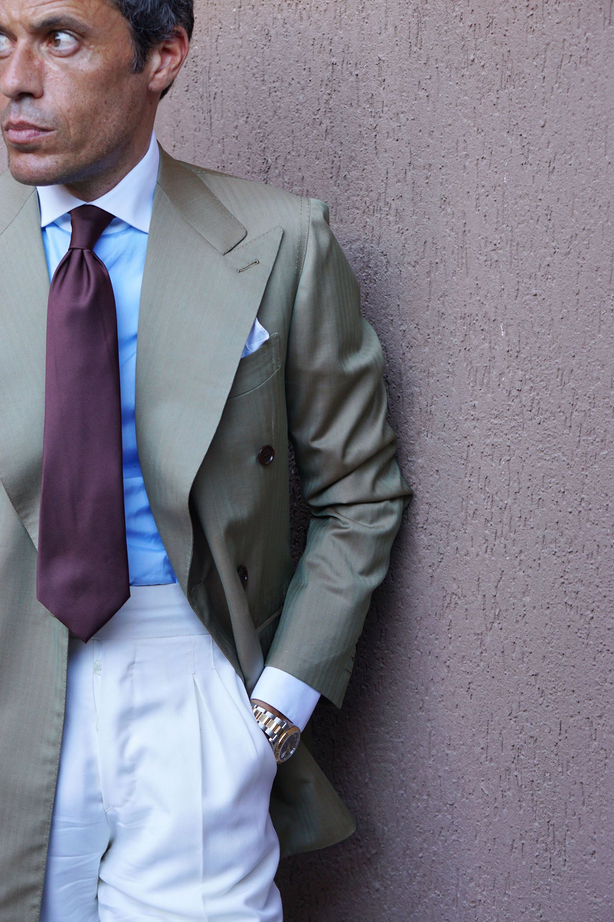 necktie brown