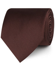Dark Brown Weave Neckties