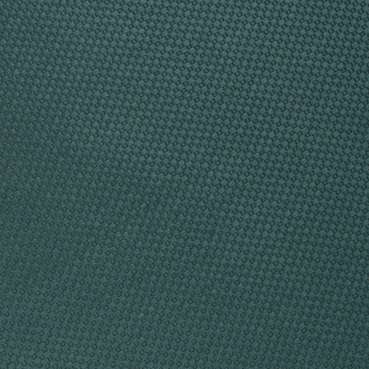 Dark Green Basket Weave Pocket Square Fabric