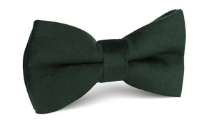 Bond Dark Green Bond Velvet Bow Tie