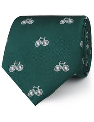 Dark Green French Bicycle Neckties