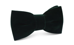 Dark Green Velvet Bow Tie