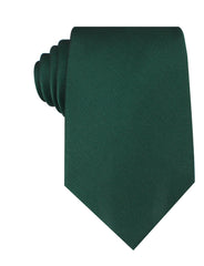Dark Green Weave Necktie