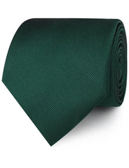 Dark Green Weave Neckties