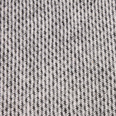 Dark Grey Tweed Linen Fabric Pocket Square L042