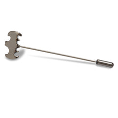 Bechstein's Bat Gunmetal Lapel Pin