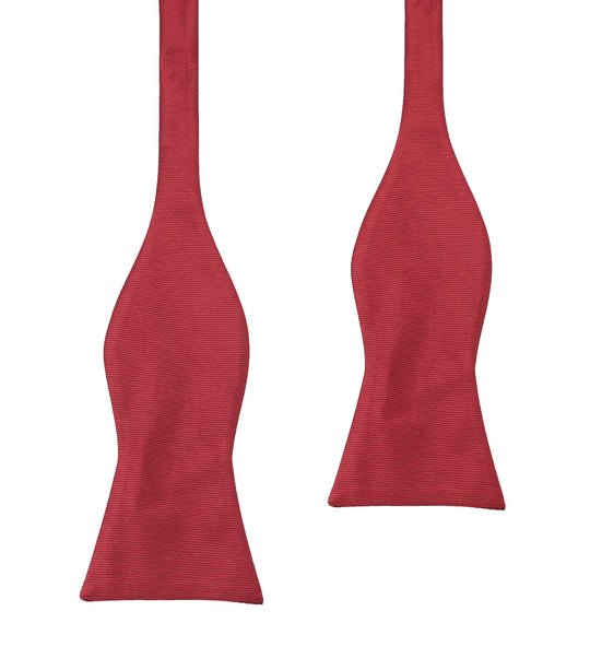 Dark Maroon Bow Tie Untied