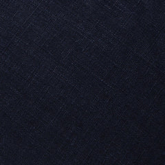 Dark Midnight Blue Linen Necktie Fabric