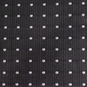 Dark Midnight Blue with White Polka Dots Pocket Square