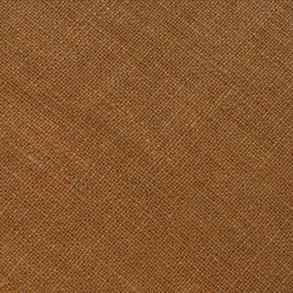 Dark Mustard Brown Linen Necktie Fabric