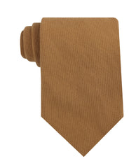 Dark Mustard Twill Linen Necktie