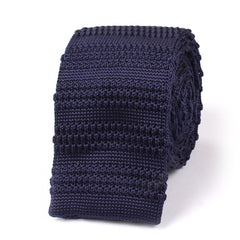 Dark Purple Knitted Tie | Knit Ties Knits Necktie Neckties | OTAA