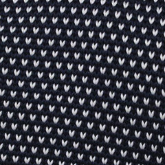 Fincher Blue Knitted Tie Fabric