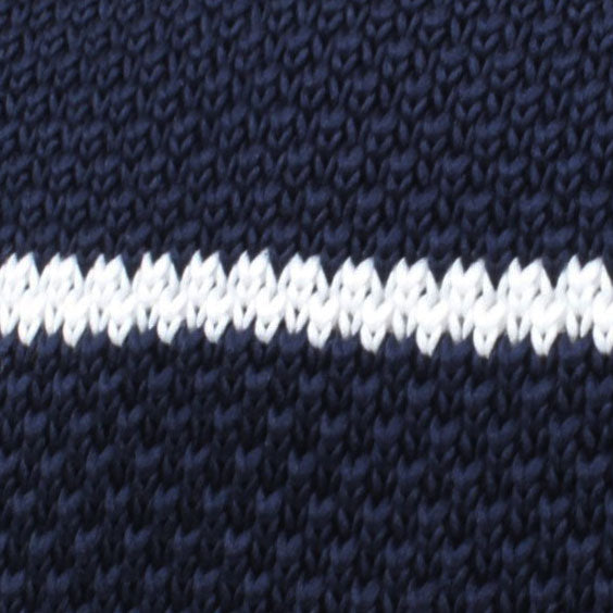 Davy Jones Striped Knitted Tie Fabric