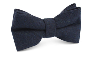 Deep Blue Cotswold Wool Bow Tie