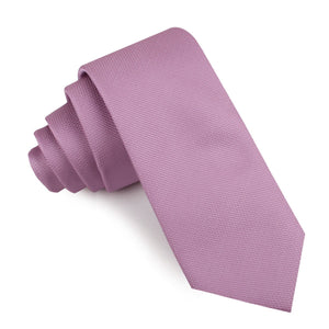 Deep Wisteria Purple Weave Skinny Tie