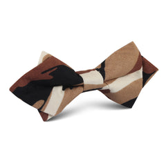 Desert Sand Camouflage Diamond Bow Tie