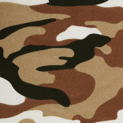 Desert Sand Camouflage Fabric Skinny Tie