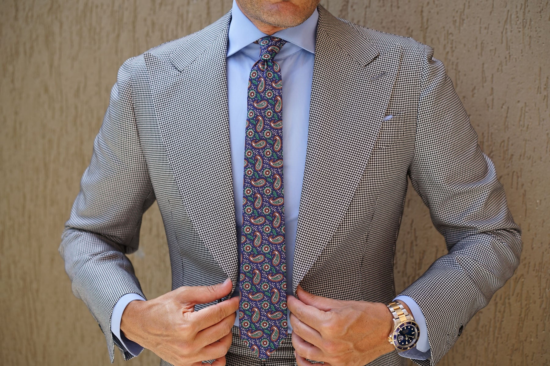 Dora Riparia Paisley Skinny Tie | Vintage Slim Ties Designer Neckties ...