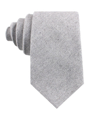 Dry Grey Donegal Linen Tie