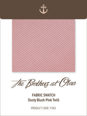 Dusty Blush Pink Twill Y383 Fabric Swatch