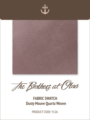 Fabric Swatch (Y126) - Dusty Mauve Quartz Weave