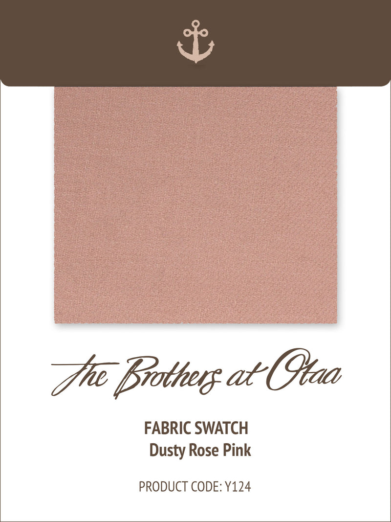 Dusty Rose Pink Fabric Swatch | OTAA