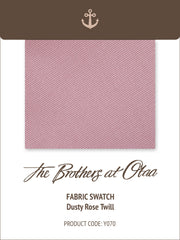 Dusty Rose Twil Y070 Fabric Swatch
