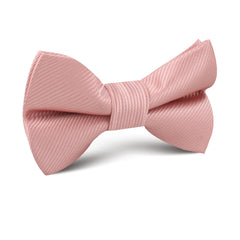 Dusty Blush Pink Twill Kids Bow Tie