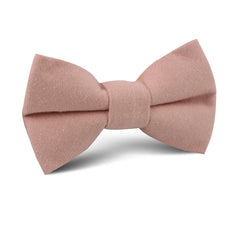 Dusty Rose Pink Kids Bow Tie