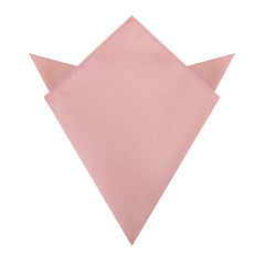 Dusty Blush Pink Twill Pocket Square