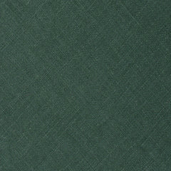 Dusty Emerald Green Linen Bow Tie Fabric