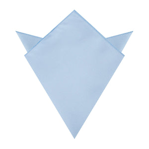 Dusty Ice Blue Weave Pocket Square