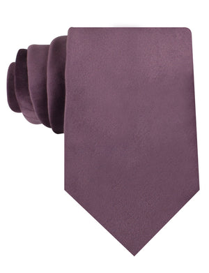 Dusty Lilac Purple Velvet Necktie