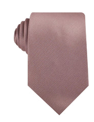 Dusty Mauve Quartz Weave Necktie