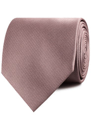 Dusty Mauve Quartz Weave Neckties
