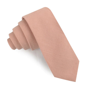 Dusty Rose Pink Skinny Tie