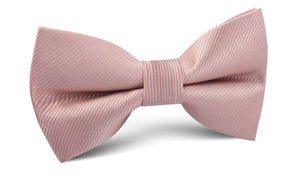 Dusty Rose Twill Vintage Bow Tie