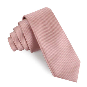 Dusty Rose Vintage Twill Skinny Tie
