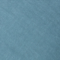 Dusty Teal Blue Linen Necktie Fabric