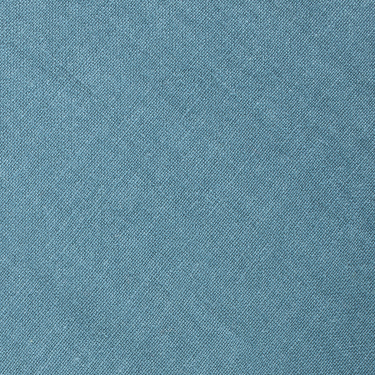 Dusty Teal Blue Linen Skinny Tie Fabric