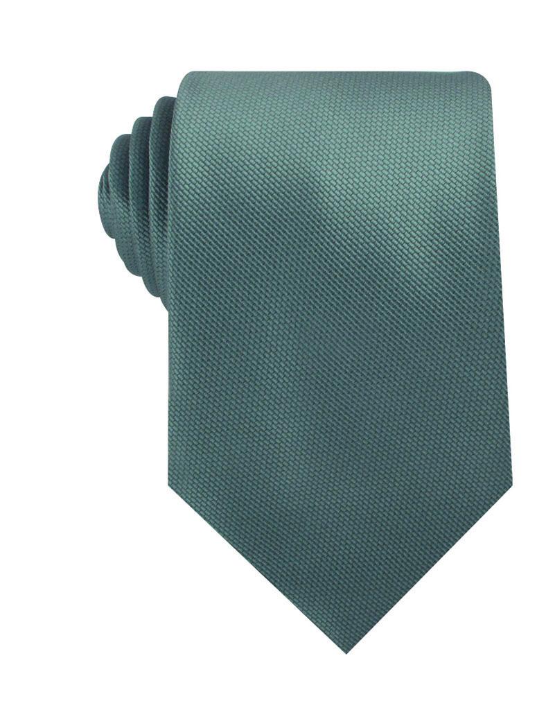 Dusty Teal Blue Weave Necktie | Wedding Tie | Mens Ties
