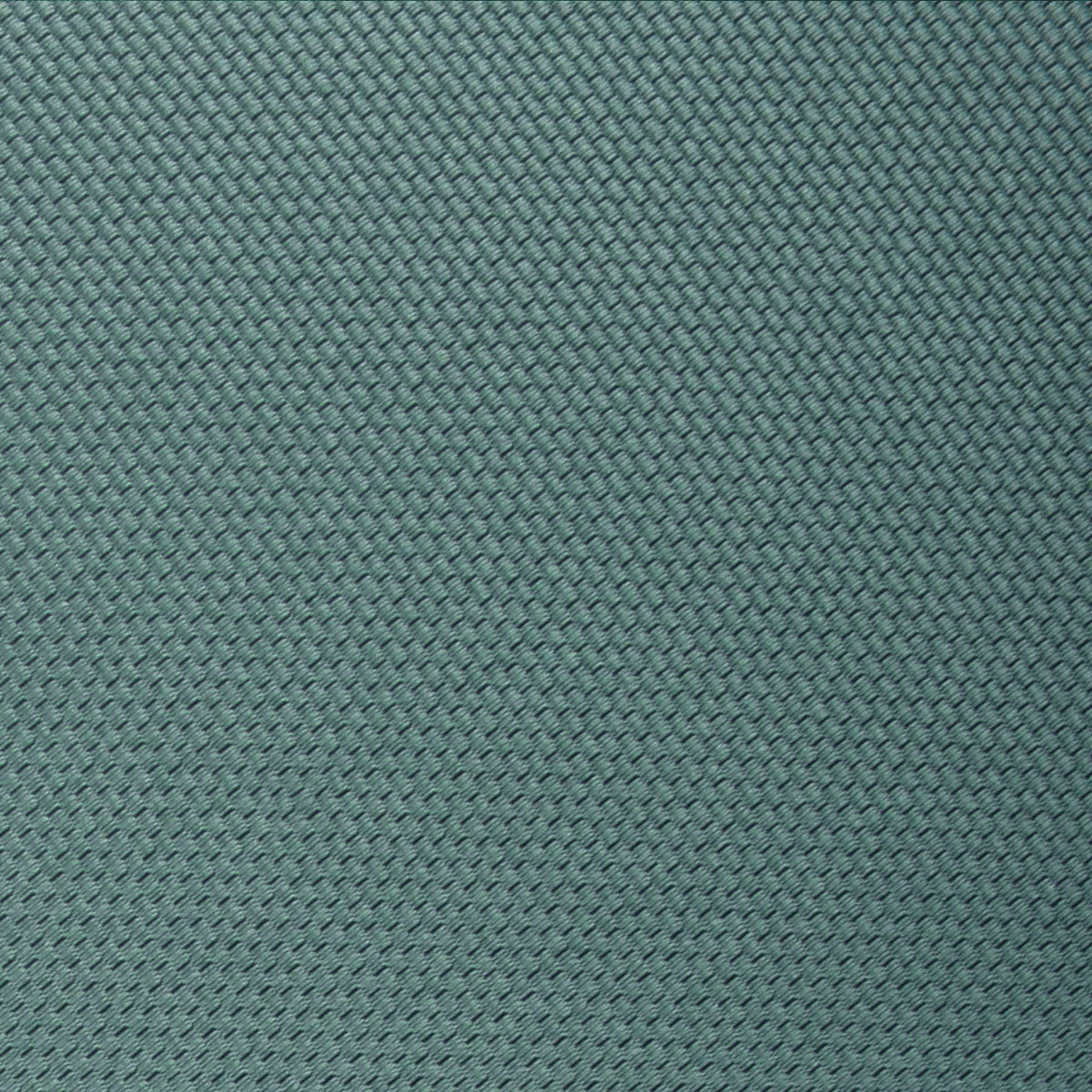 Dusty Teal Blue Weave Skinny Tie Fabric